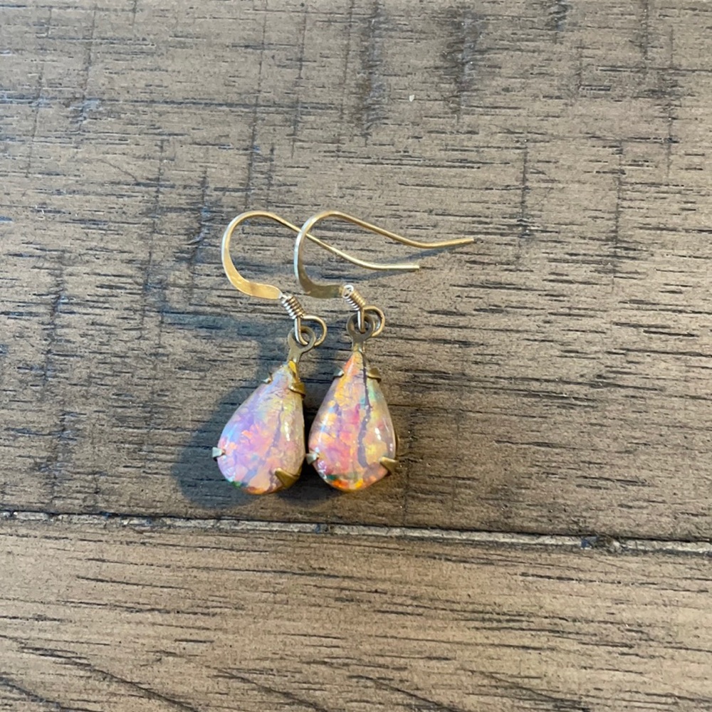 Opal like earrings